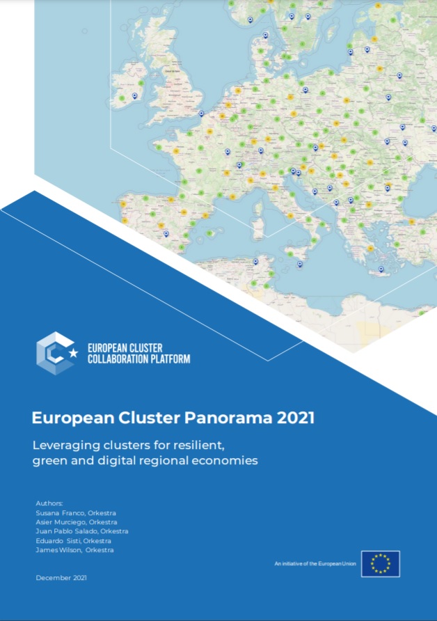Imagen de portada del libro European Cluster Panorama 2021