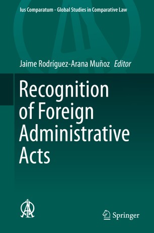 Imagen de portada del libro Recognition of foreign administrative acts