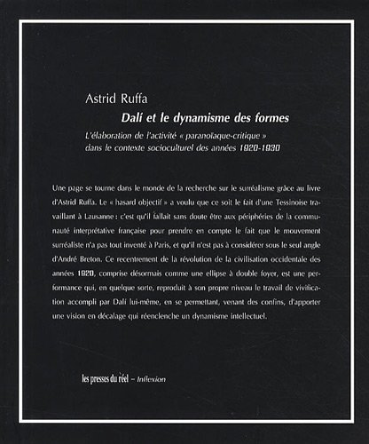 Imagen de portada del libro Dalí et le dynamisme des formes