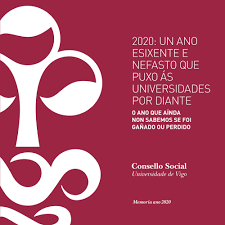 Imagen de portada del libro 2020, un ano esixente e nefasto que puxo as universidades por diante