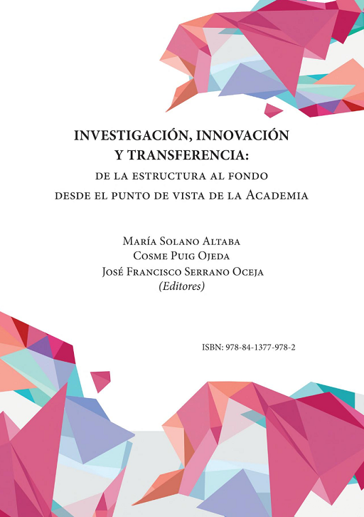 Imagen de portada del libro Investigación, innovación y transferencia