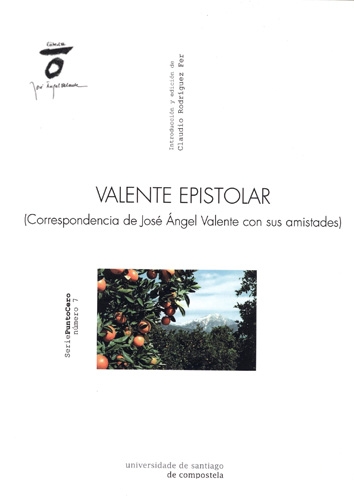 Imagen de portada del libro Valente epistolar