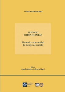 Imagen de portada del libro Alfonso López Quintás