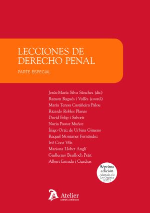 Imagen de portada del libro Lecciones de Derecho Penal