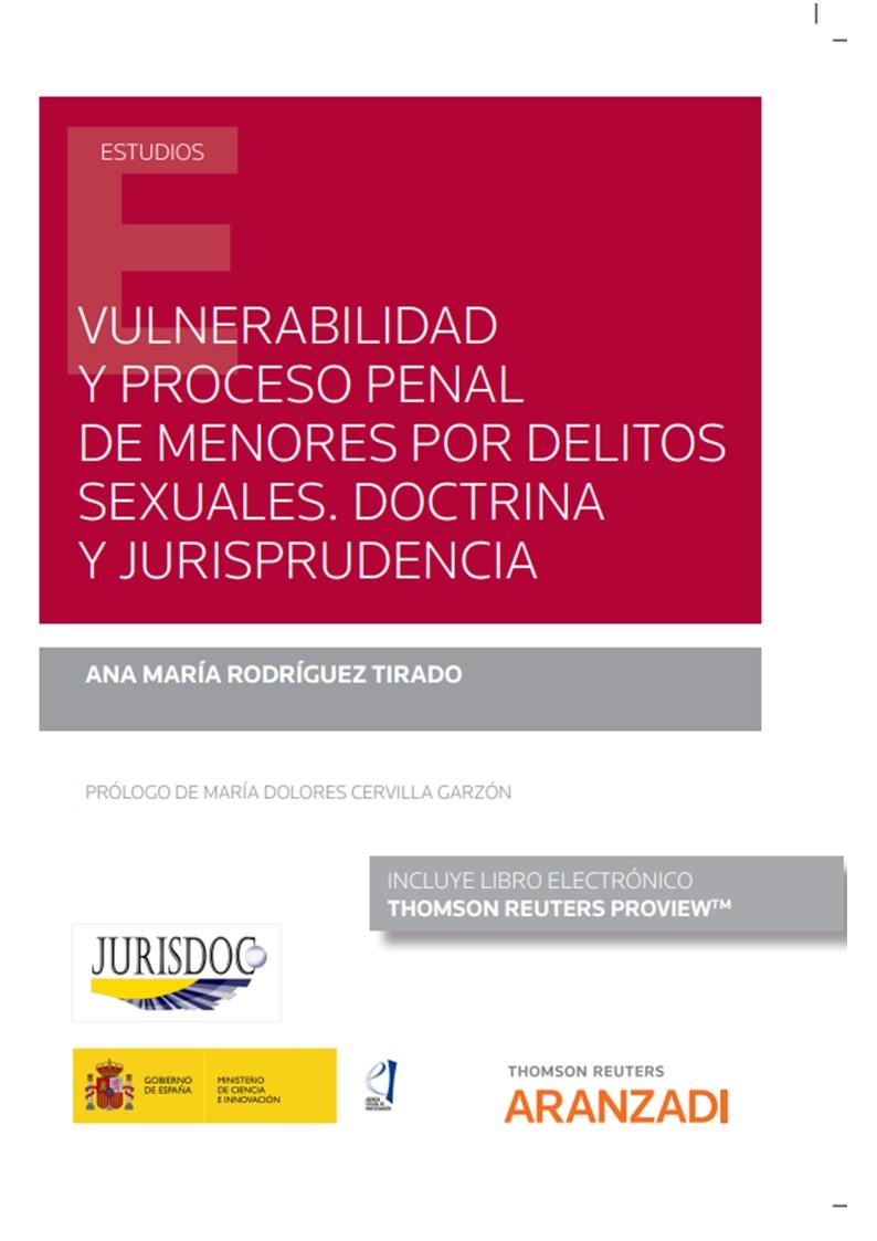 Imagen de portada del libro Vulnerabilidad y proceso penal de menores por delitos sexuales