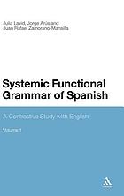 Imagen de portada del libro Systemic functional grammar of Spanish :