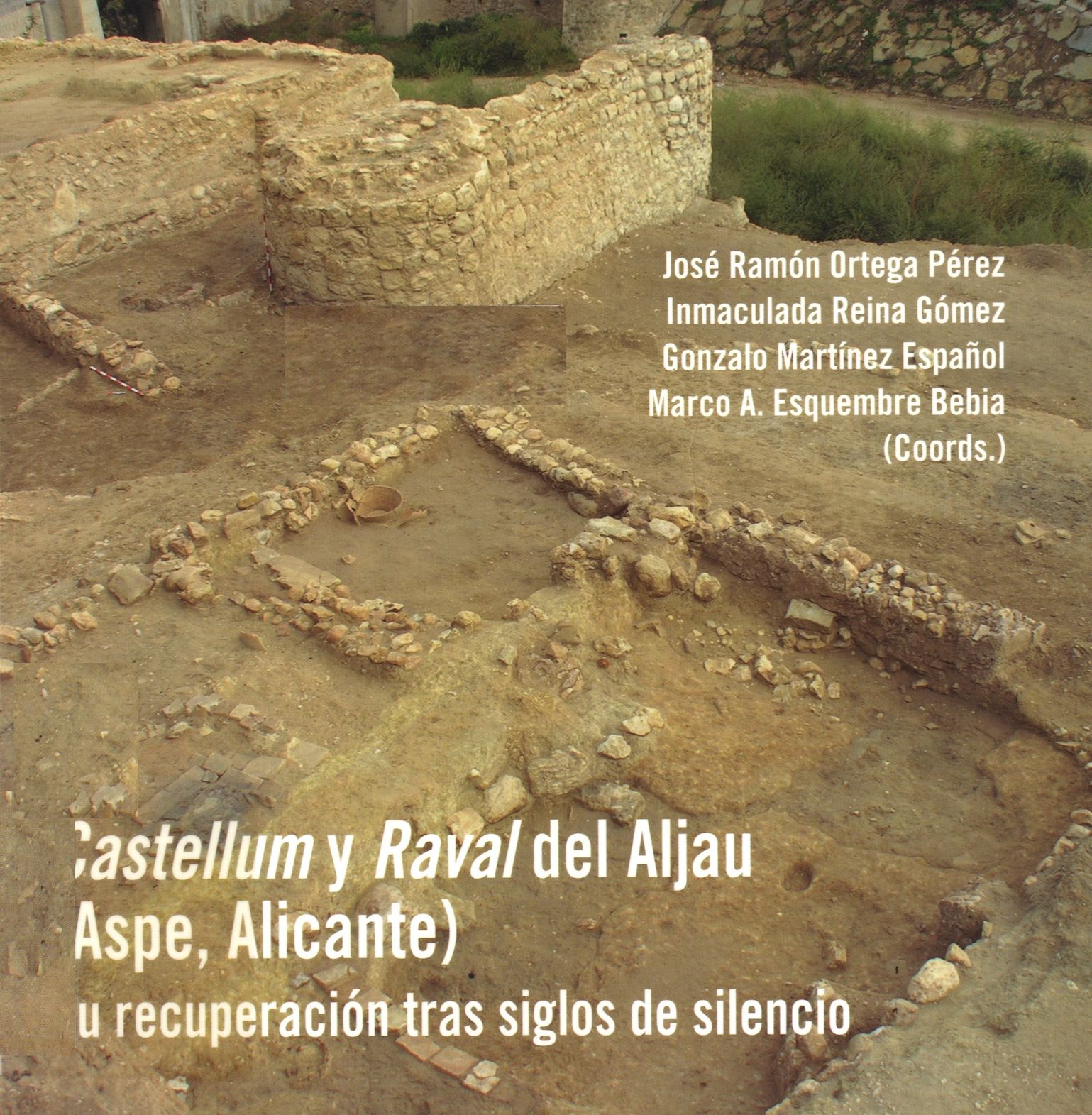 Imagen de portada del libro "Castellum y Raval" del Aljau (Aspe, Alicante)