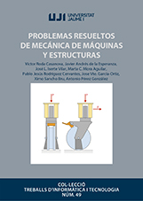 Imagen de portada del libro Problemas resueltos de mecánica de máquinas y estructuras