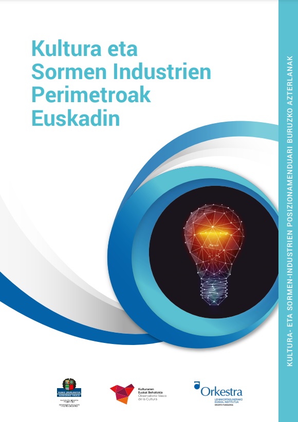 Imagen de portada del libro Kultura eta Sormen Industrien Perimetroak Euskadin