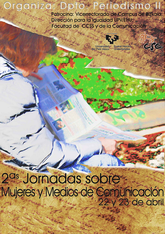 Imagen de portada del libro II Jornadas sobre Mujeres y Medios de Comunicación
