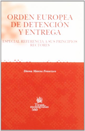 Imagen de portada del libro Orden europea de detención y entrega