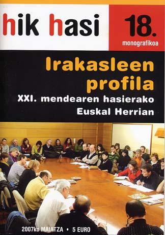 Imagen de portada del libro Hik Hasi 18. monografikoa. Irakasleen profila