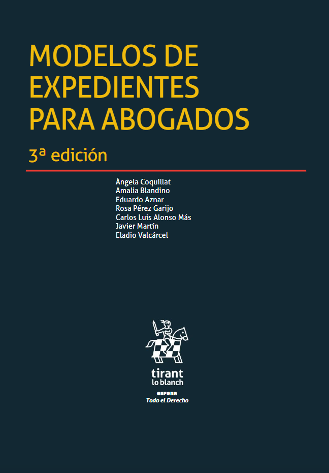 Imagen de portada del libro Modelos de expedientes para abogados