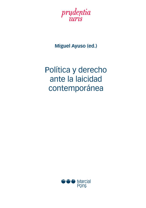 Imagen de portada del libro Política y derecho ante la laicidad contemporánea