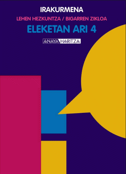 Imagen de portada del libro Eleketan ari 4