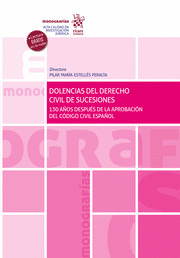 Imagen de portada del libro Dolencias del Derecho Civil de Sucesiones