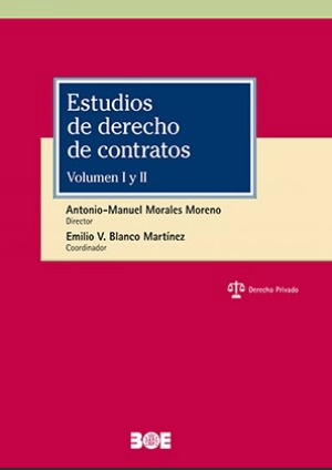 Imagen de portada del libro Estudios de derecho de contratos