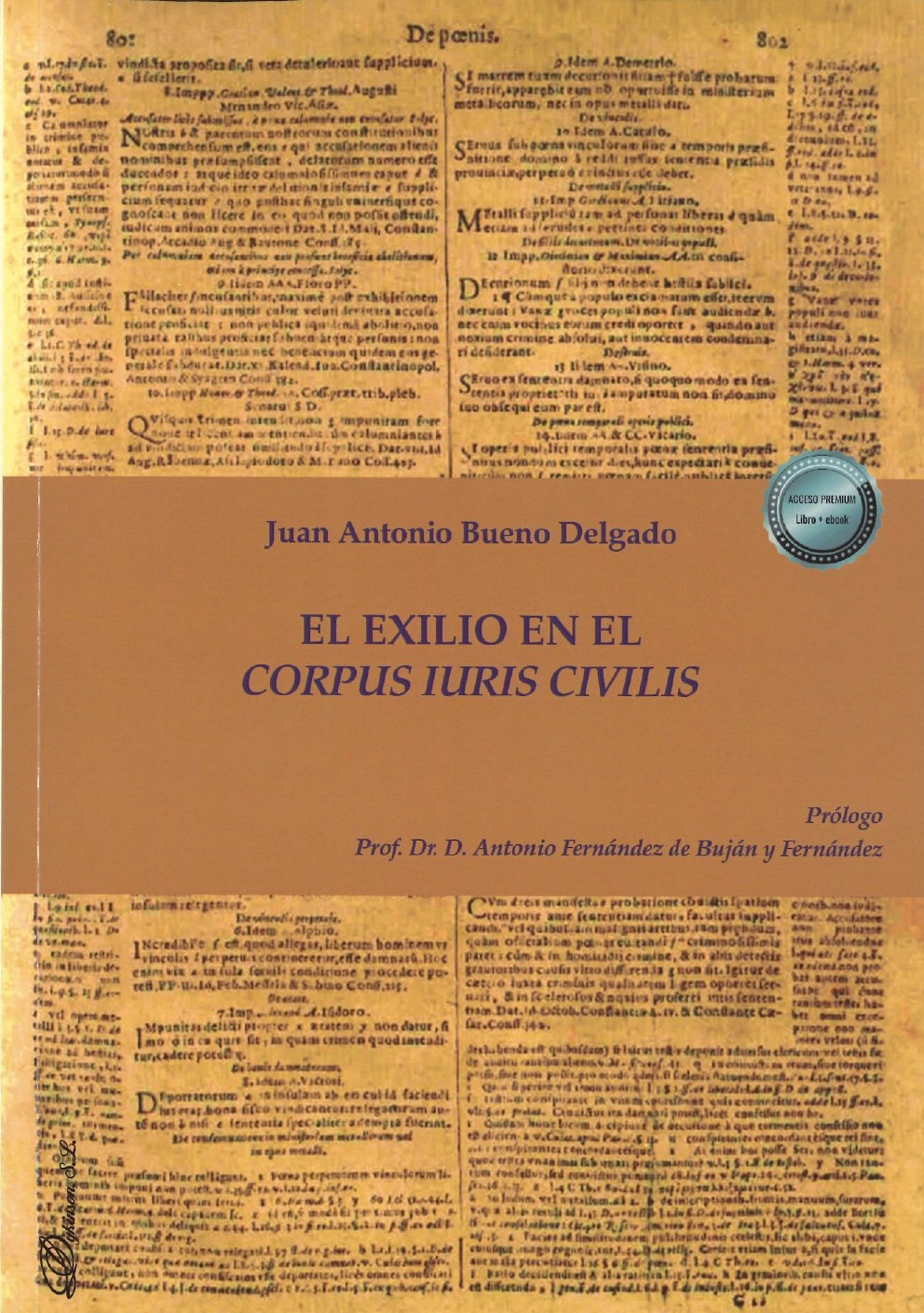 Imagen de portada del libro El exilio en el Corpus Iuris Civilis