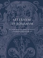 Imagen de portada del libro Aeternum ius romanum
