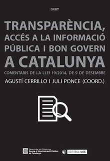 Imagen de portada del libro Transparència, accés a la informació pública i bon govern a Catalunya