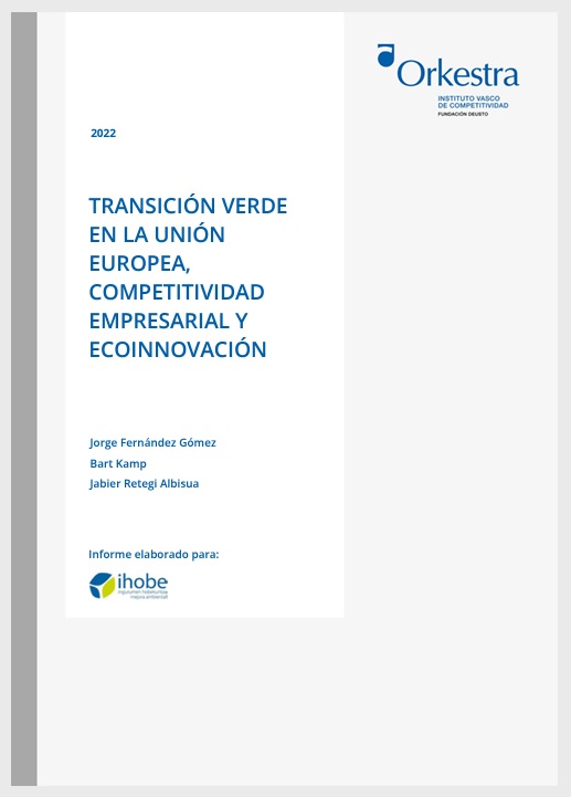 Imagen de portada del libro Transición verde en la Unión Europea