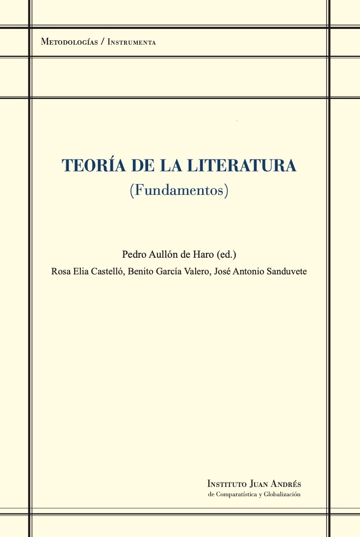 Imagen de portada del libro Teoría de la literatura