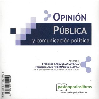 Imagen de portada del libro Opinión pública y comunicación política