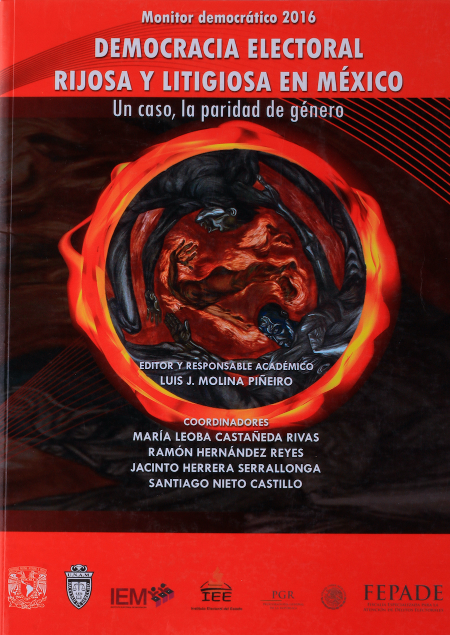 Imagen de portada del libro Democracia electoral rijosa y litigiosa en México