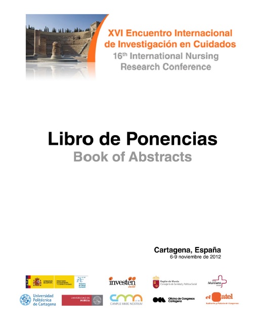 Imagen de portada del libro XVI Encuentro Internacional de Investigación en Cuidados