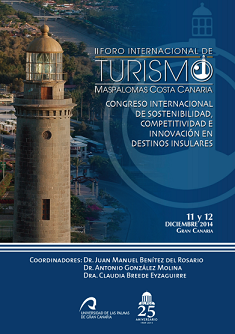Imagen de portada del libro II Foro Internacional de Turismo Maspalomas Costa Canaria (FITMCC)