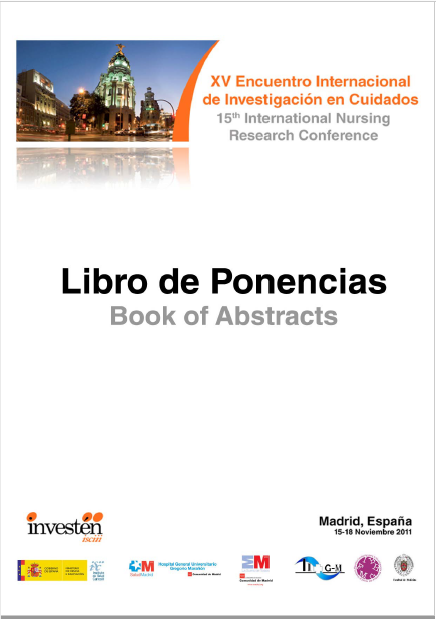 Imagen de portada del libro XV Encuentro Internacional de Investigación en Cuidados