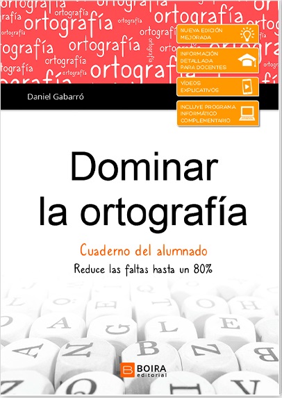 Imagen de portada del libro Dominar la ortografía. Cuaderno del alumnado