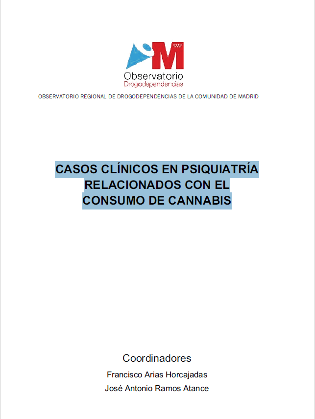 Imagen de portada del libro Casos clínicos en psiquiatría relacionados con el consumo de cannabis
