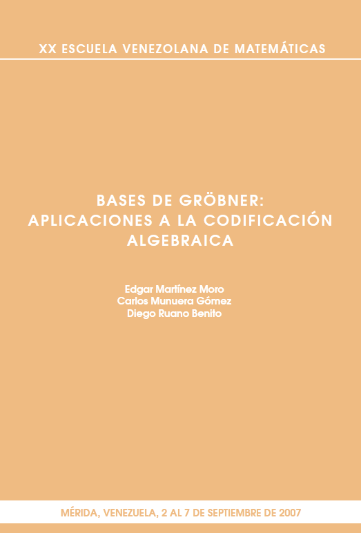 Imagen de portada del libro Bases de Gröbner