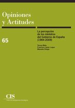 Imagen de portada del libro La percepción de los ministros del gobierno de España (1984-2009)