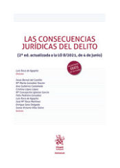 Imagen de portada del libro Las consecuencias jurídicas del delito