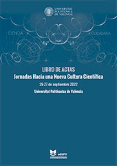 Imagen de portada del libro I Jornadas hacia una nueva cultura científica. Libro de actas