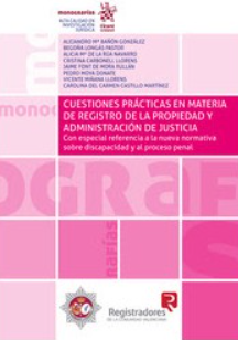 Imagen de portada del libro Cuestiones prácticas en materia de Registro de la Propiedad y administración de justicia