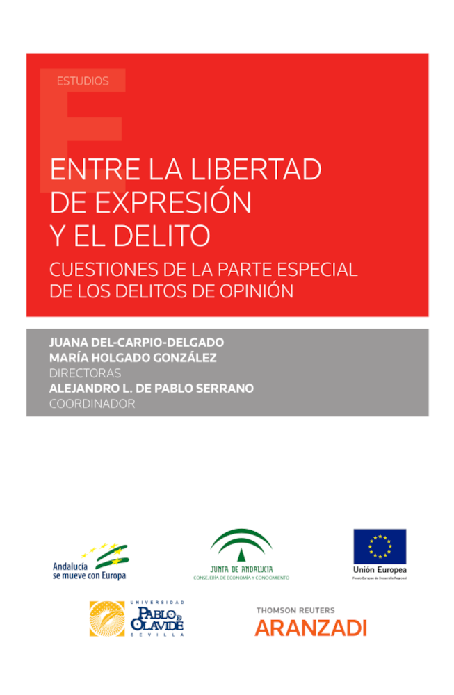 Imagen de portada del libro Entre la libertad de expresión y el delito