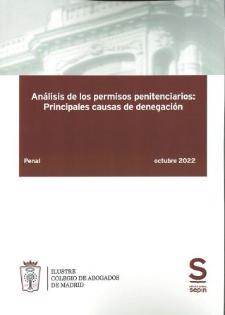 Imagen de portada del libro Análisis de los permisos penitenciarios: