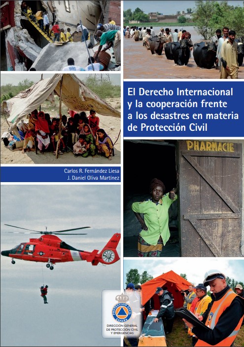 Imagen de portada del libro El Derecho Internacional y la cooperación frente a los desastres en materia de protección civil