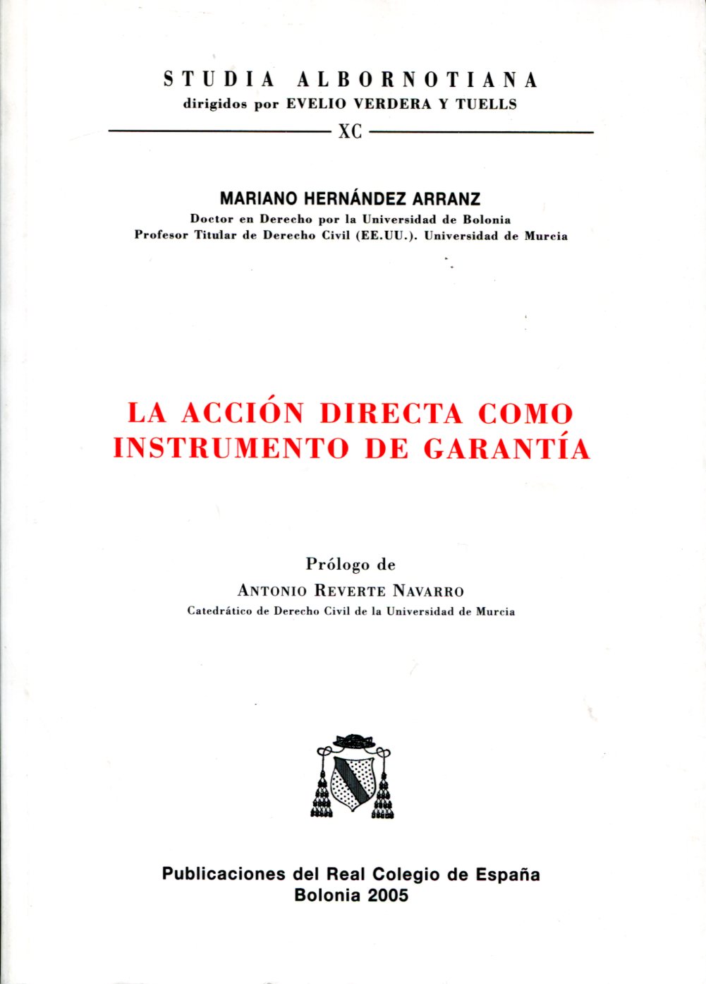 Imagen de portada del libro La acción directa como instrumento de garantía