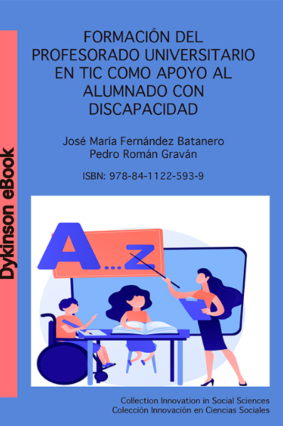 Imagen de portada del libro Formación del profesorado universitario en TIC como apoyo al alumnado con discapacidad