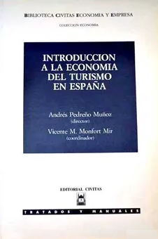 Imagen de portada del libro Introducción a la economía del turismo en España