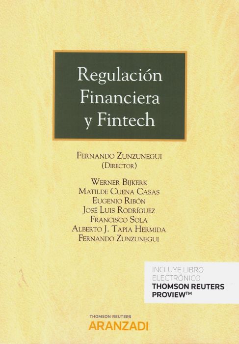 Imagen de portada del libro Regulación financiera y Fintech