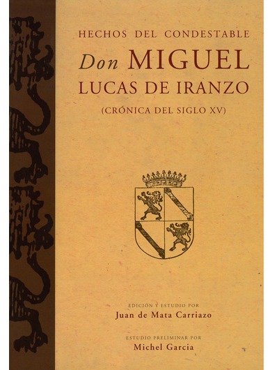 Imagen de portada del libro Hechos del condestable don Miguel Lucas de Iranzo