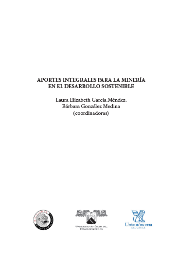 Imagen de portada del libro Aportes integrales para la minería en el desarrollo sostenible