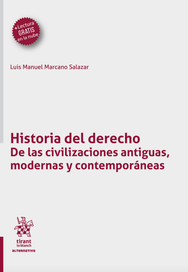 Imagen de portada del libro Historia del Derecho