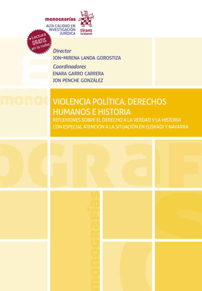 Imagen de portada del libro Violencia política, derechos humanos e Historia