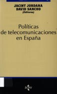 Imagen de portada del libro Políticas de telecomunicaciones en España